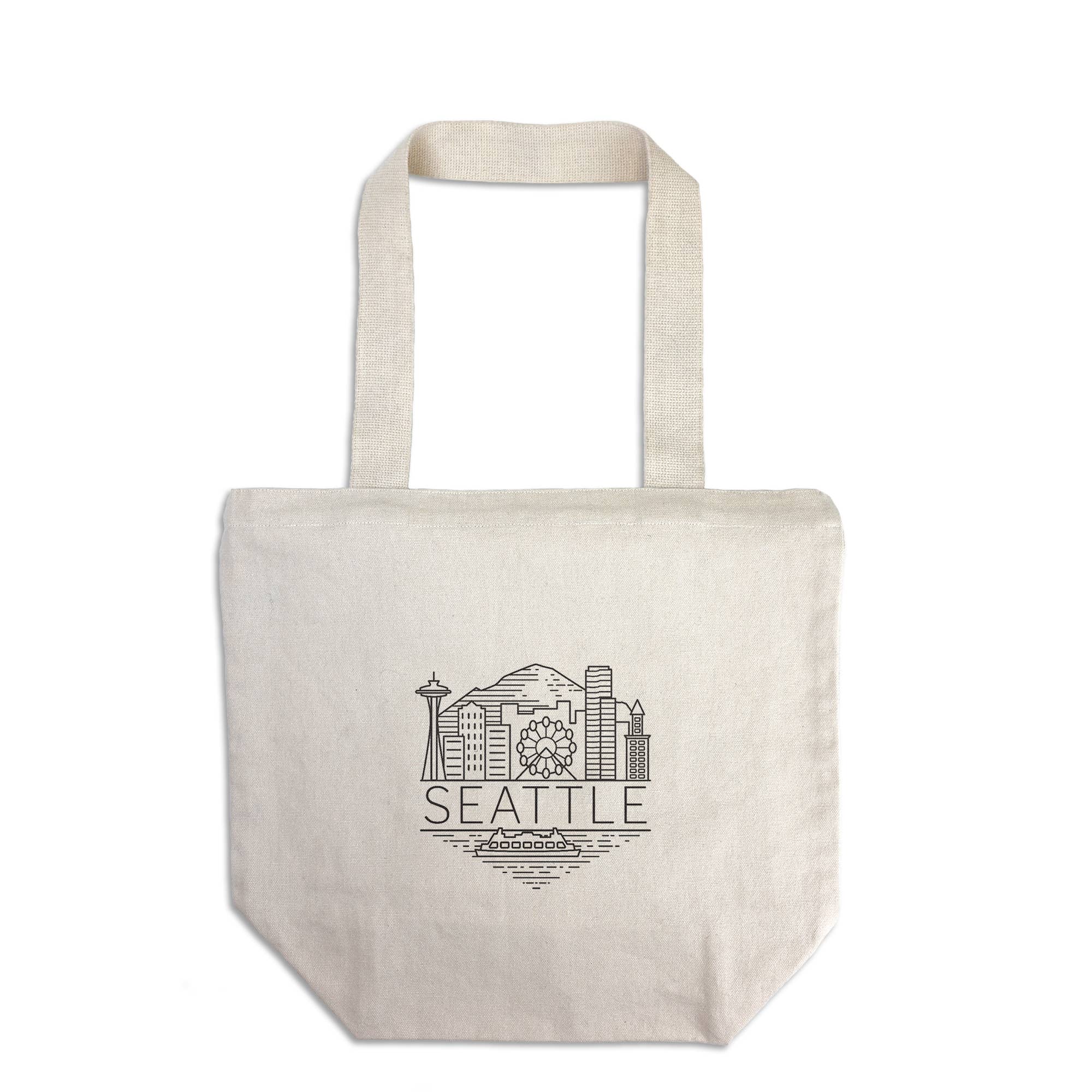 Seattle Skyline Tote Bag