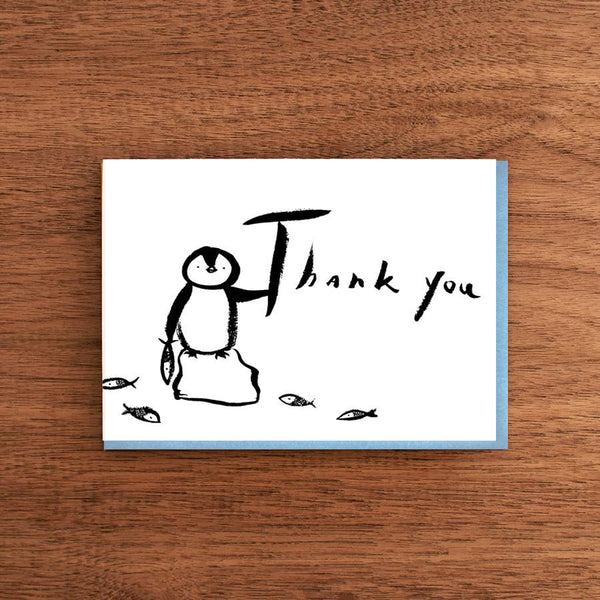 Penguin on Glacier Card
