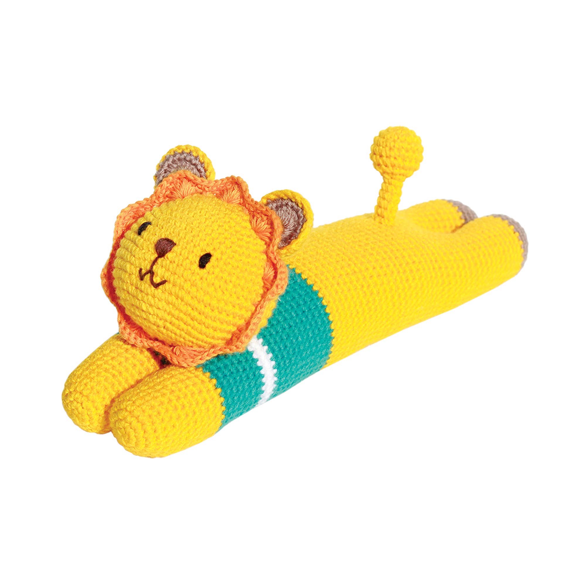 The Lazy Leo Crochet Doll