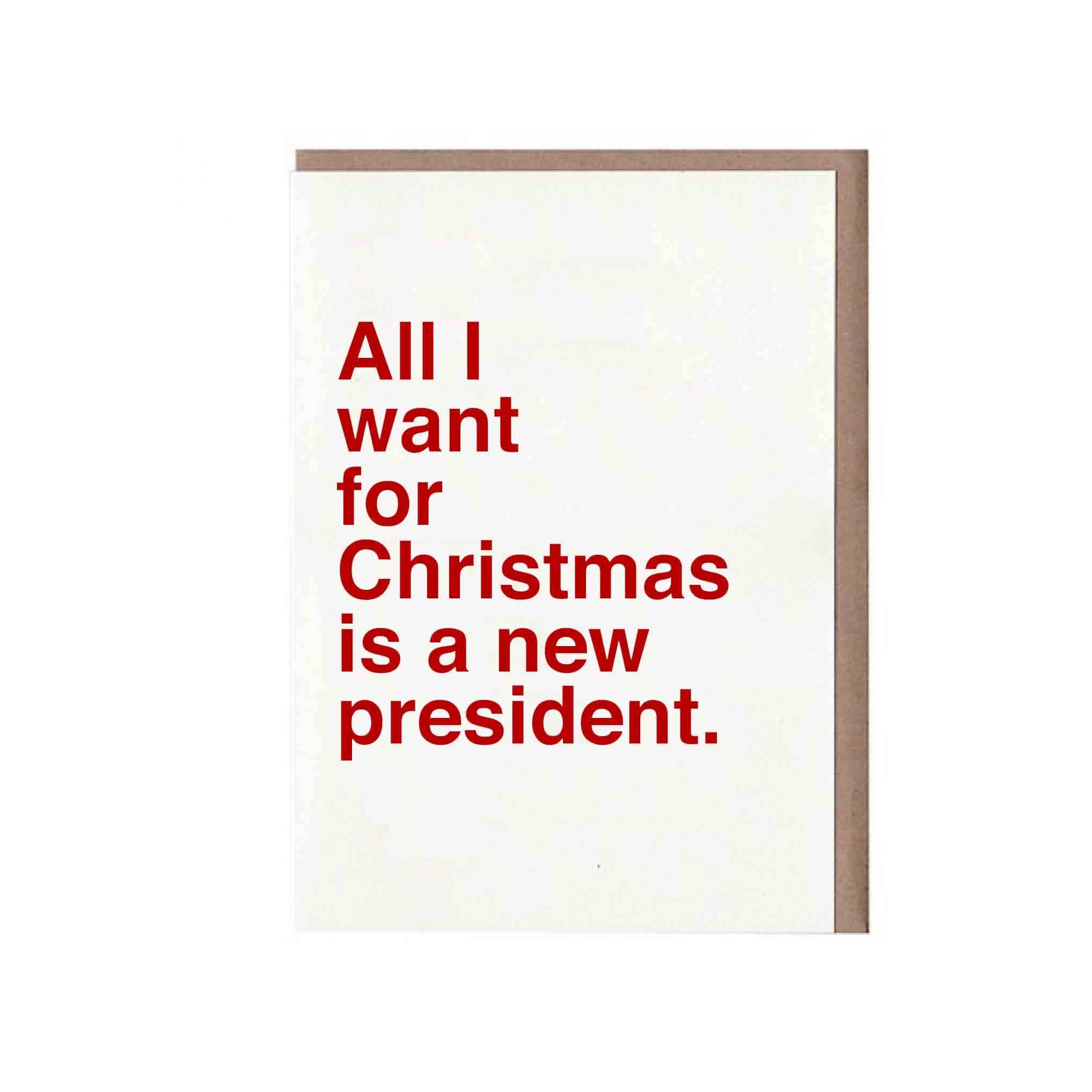 Sad Shop - All I Want For Christmas Is A New President