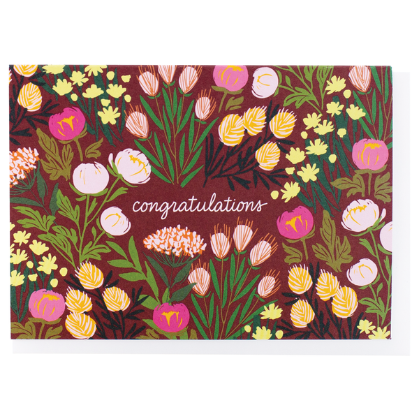 Botanicals Congratulations Card