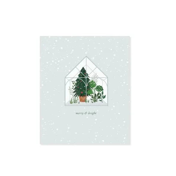 Winter Greenhouse Pop-Up Card