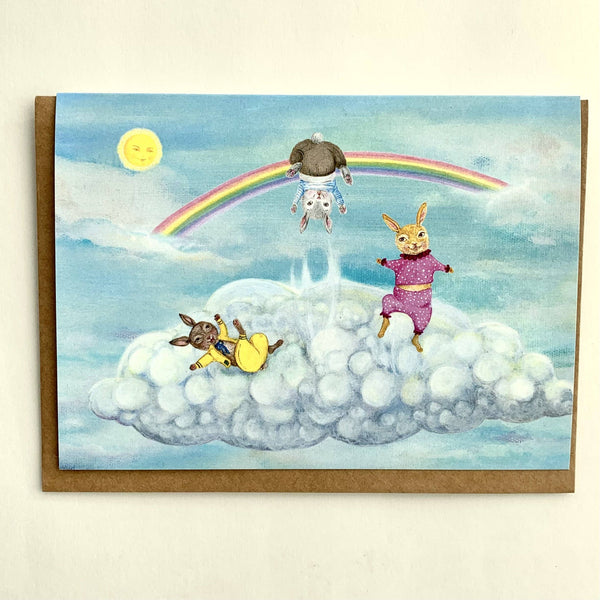 Cloud Bunnies Card
