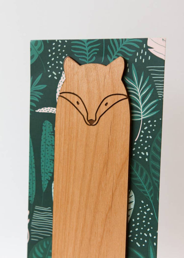 Fox Wood Bookmark