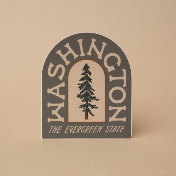 Washington Evergreen Sticker