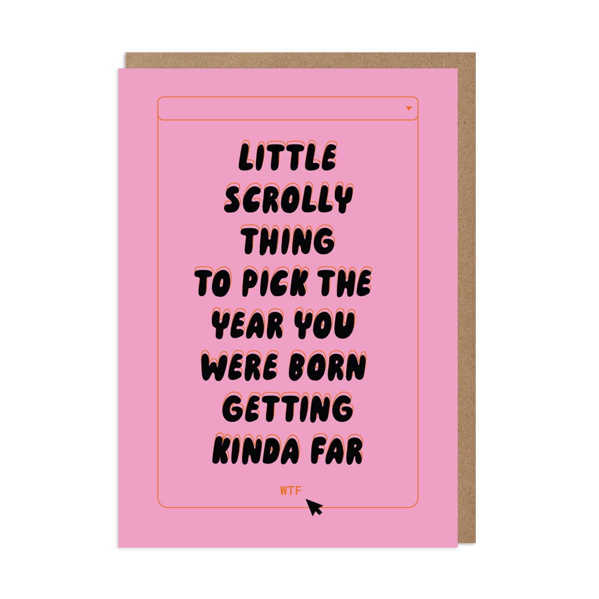 Scrolly Thing Card