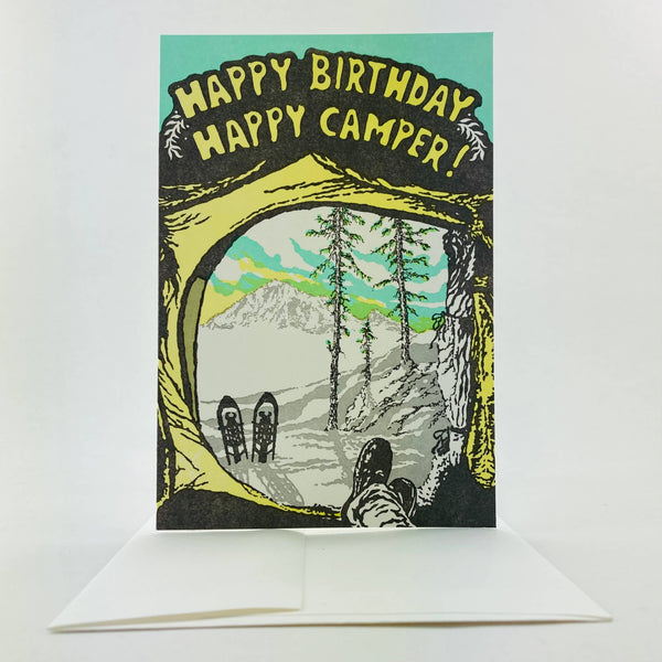 Happy Birthday Happy Camper Card