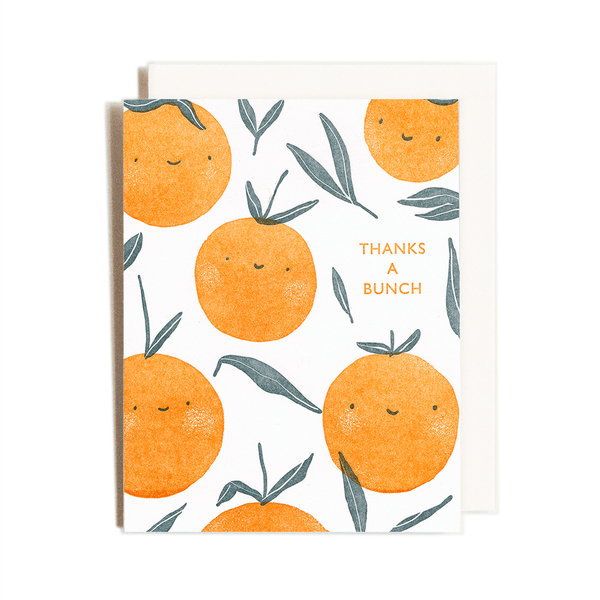 Thank You Oranges Card
