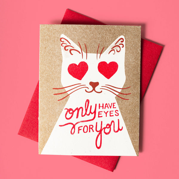 Only Have Eyes For You Love Card