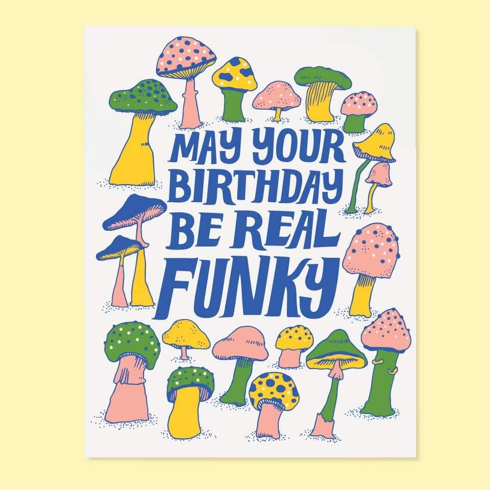 Funky Birthday Card - DIGS