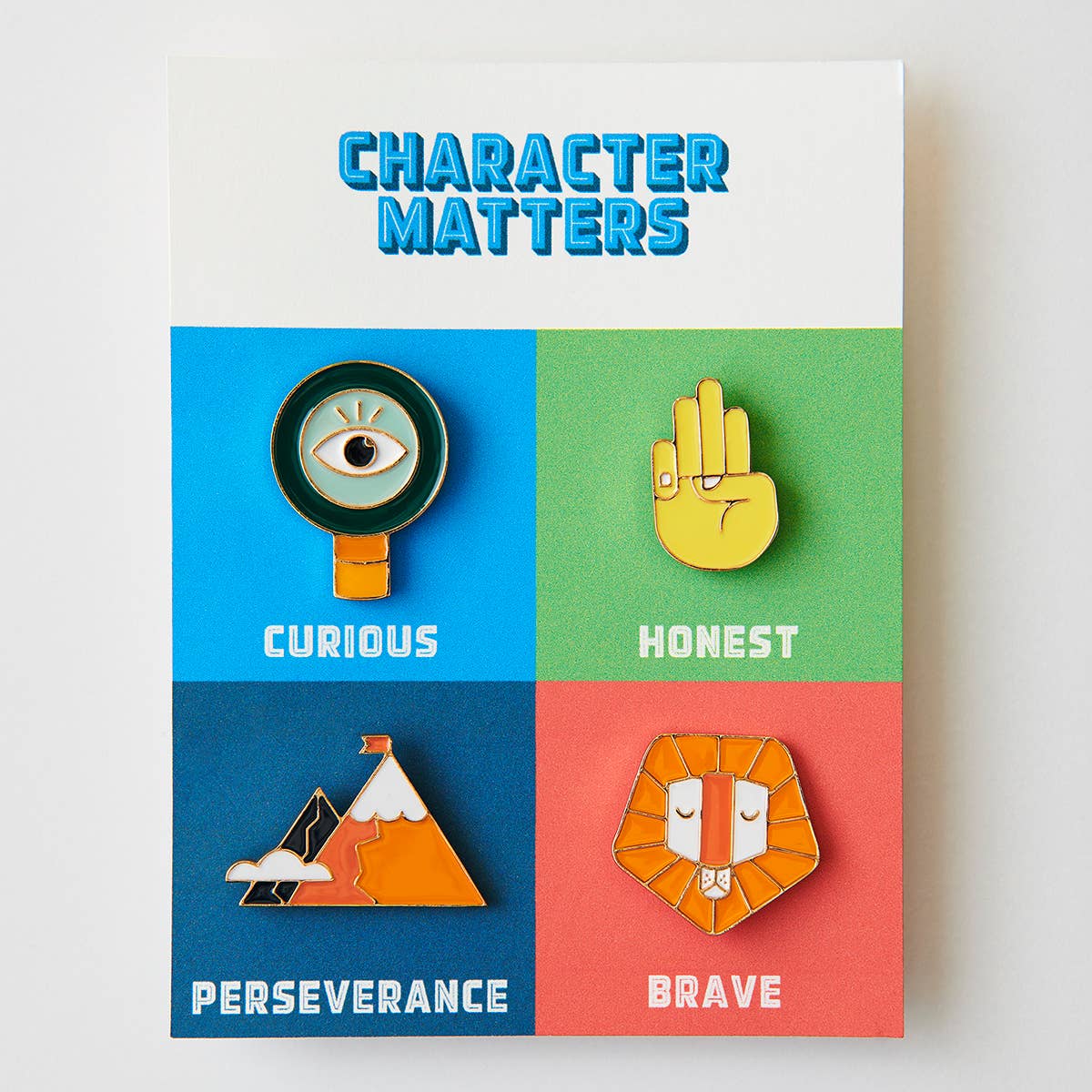 Character Matters Enamel Pin Set