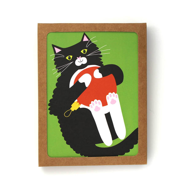 Tuxedo Cat Holiday Card Box Set