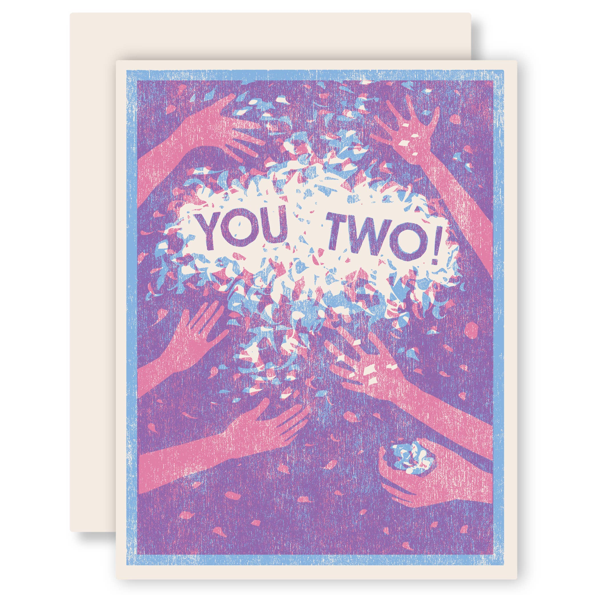 You Two! Confetti Card