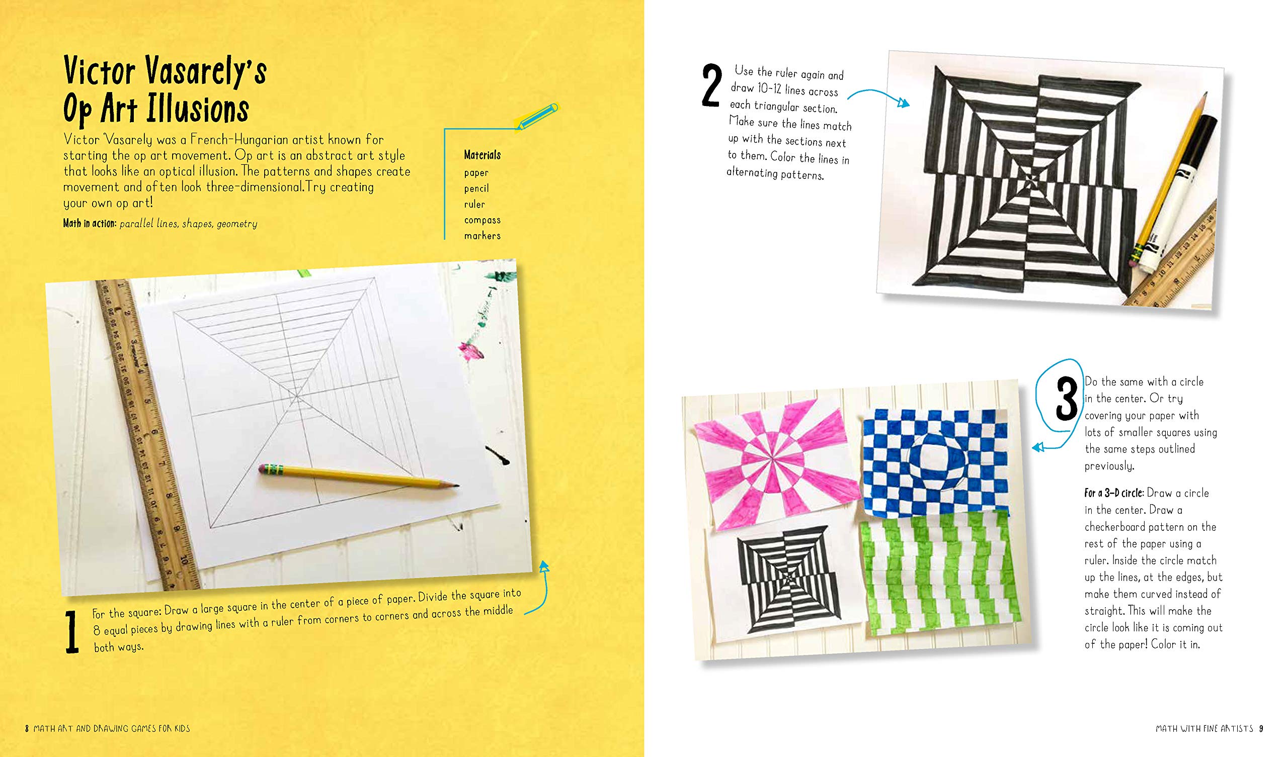 Math Art + Drawing Games for Kids