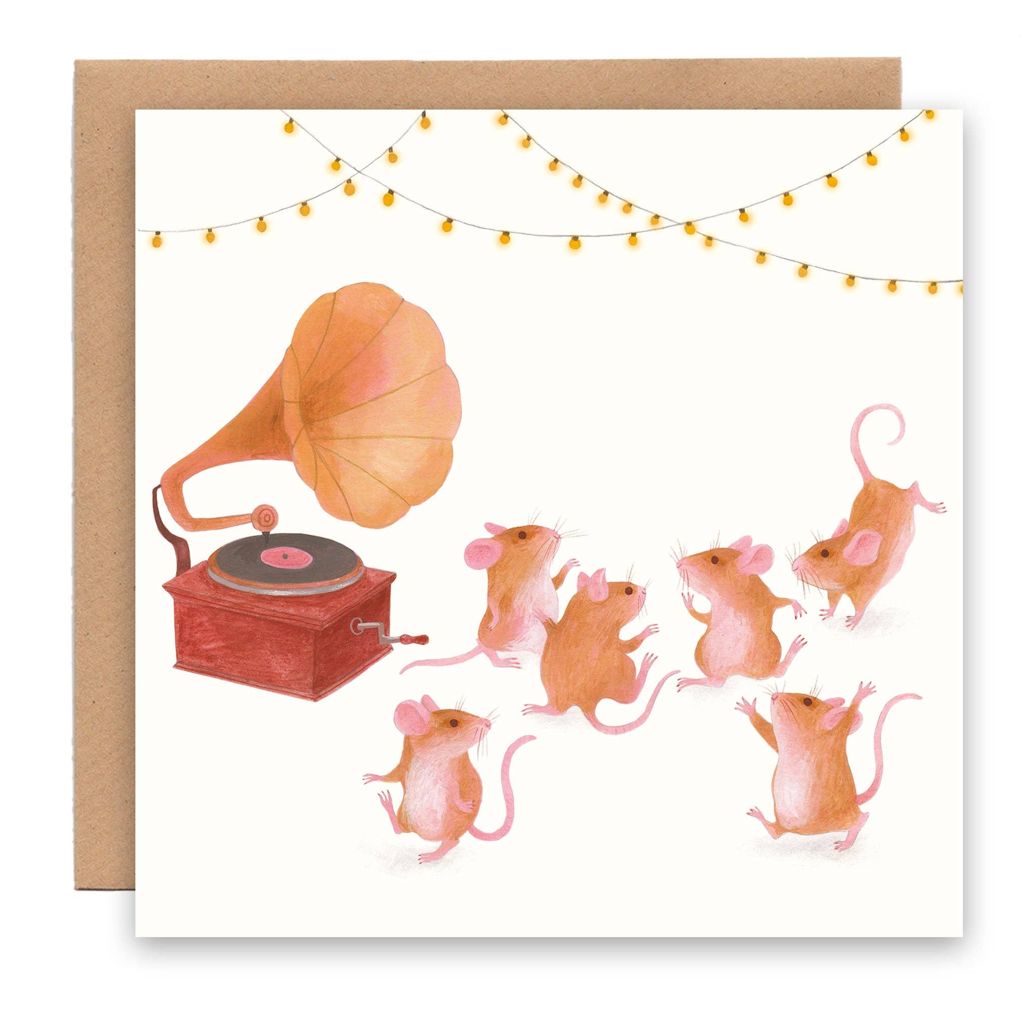 Dancing Mice Card