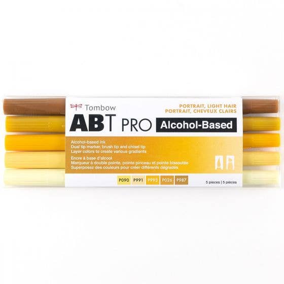 ABT PRO Alcohol-Based Markers: Portrait - Light Hair 5-Pack