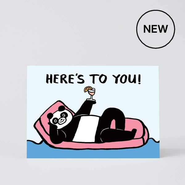 Here's To You Panda Card - DIGS