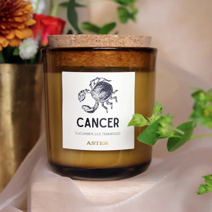 Cancer Zodiac Candle