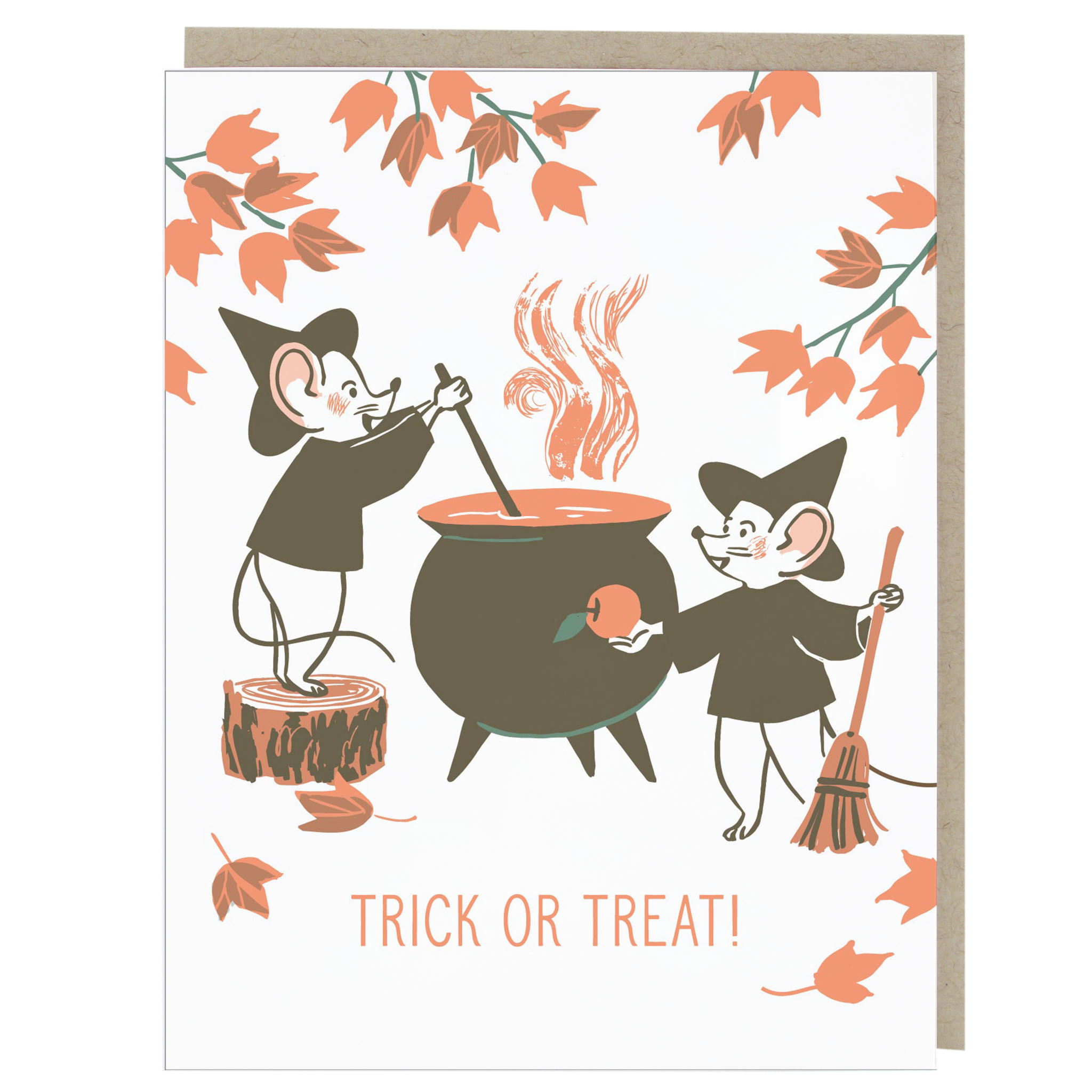 Little Witches Halloween Card