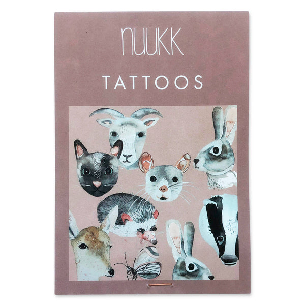 Animal Friends Tattoo Sheet