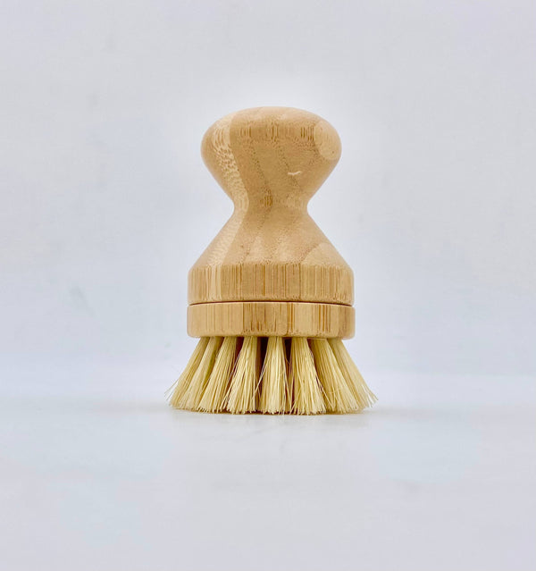 Bamboo Soft Bristle Dish Brush with Replaceable Head