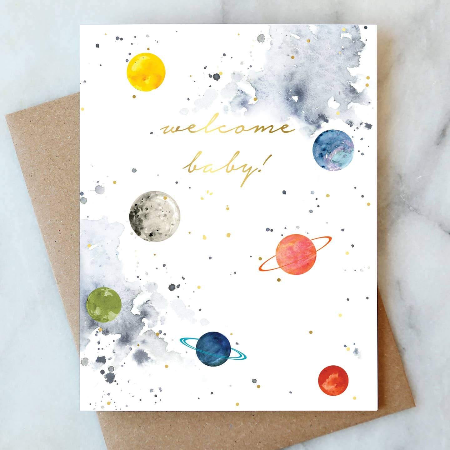 Space Baby Card - DIGS