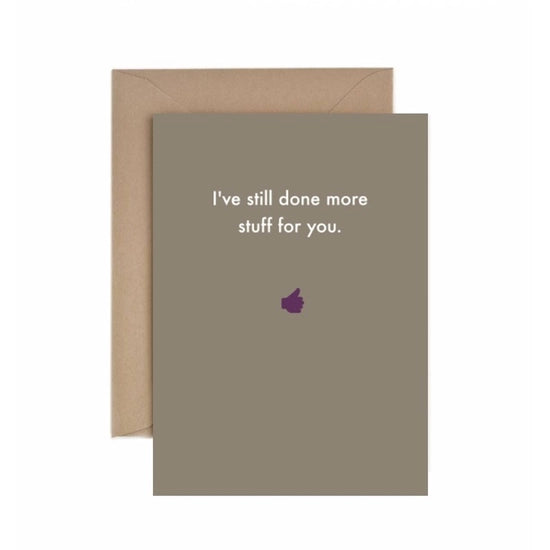 More Stuff For You Card