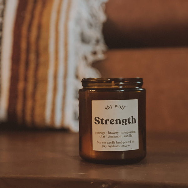 Strength Tarot Soy Candle