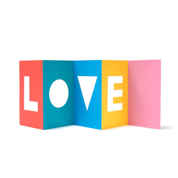 Love Block Fold-Out Card