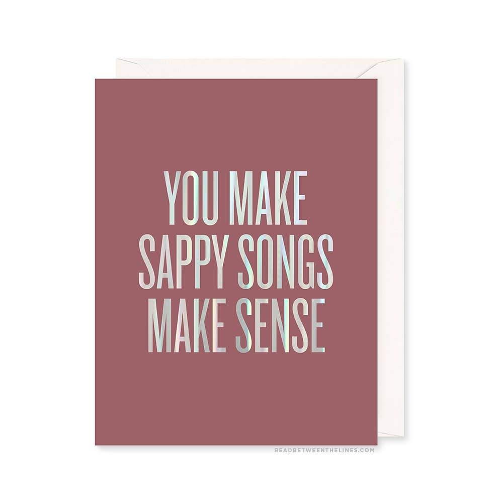 Sappy Songs Card - DIGS
