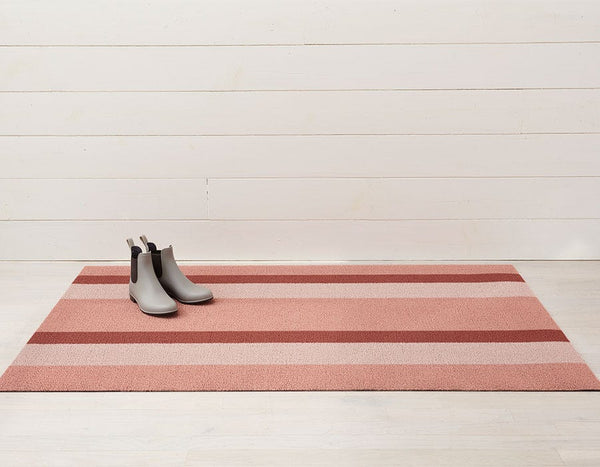 Chilewich Bold Stripe Floor Mat 36" x 60" - Peach