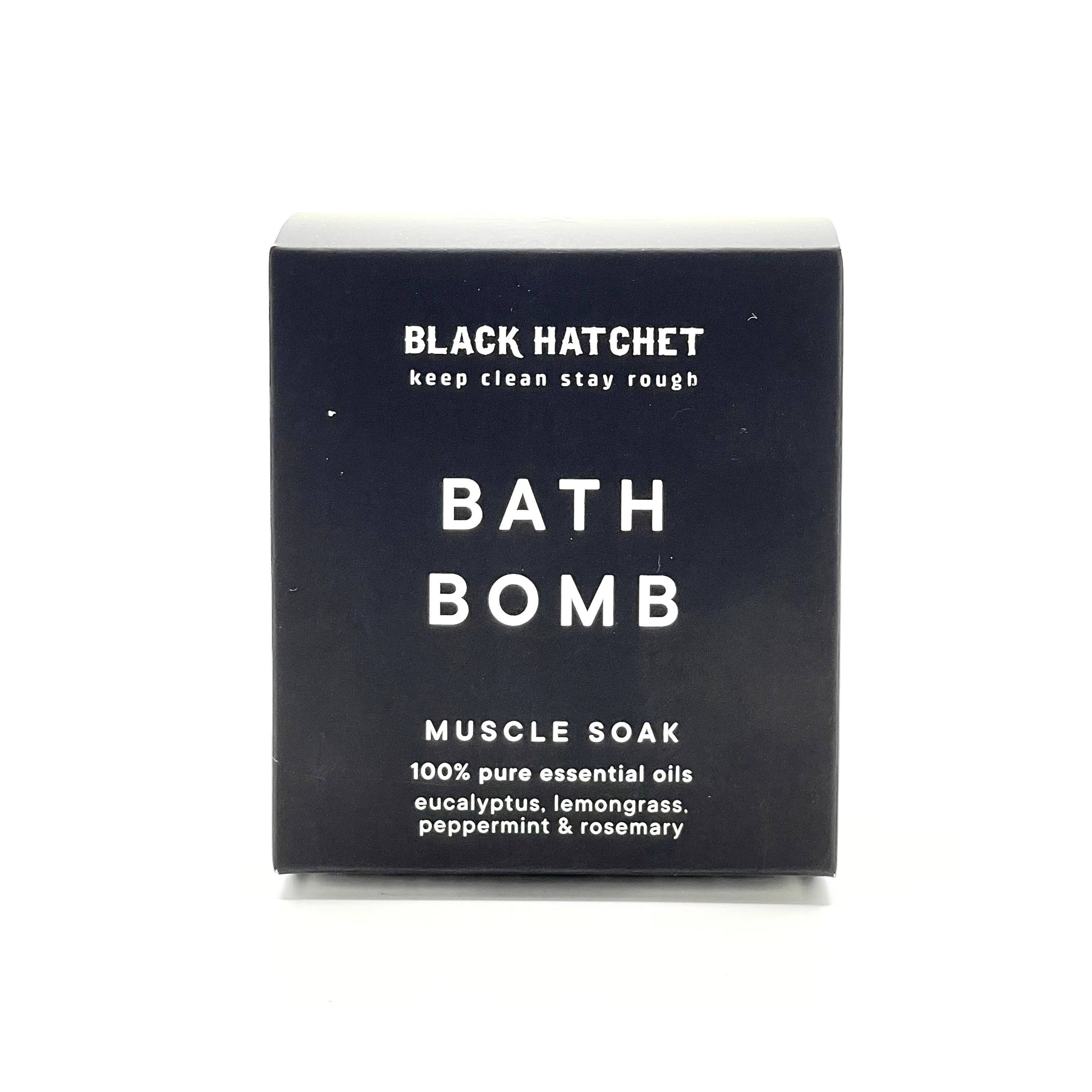 Black Hatchet Bath Bomb Muscle Soak