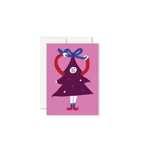Pretty Tree Holiday Mini Card