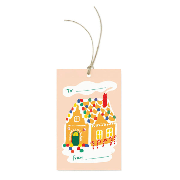 Gingerbread House Gift Tags - Set of 8