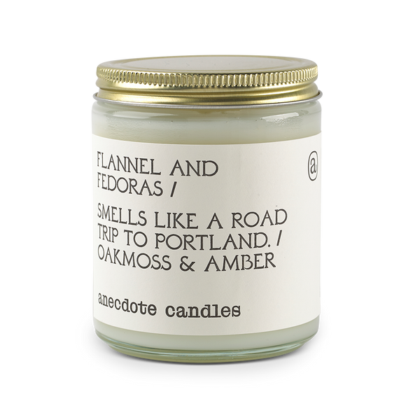 Flannel & Fedoras Candle
