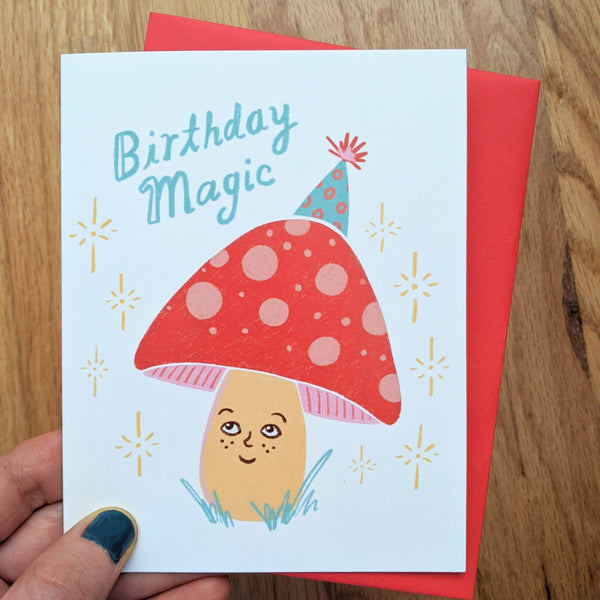 Birthday Magic Mushroom Card