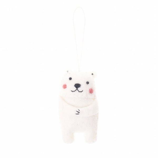 Arctic Polar Bear Ornament
