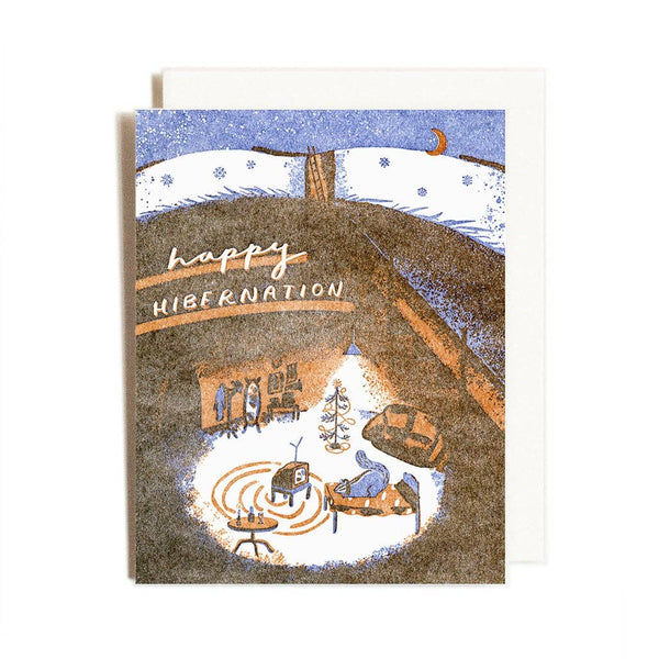 Happy Hibernation Holiday Card