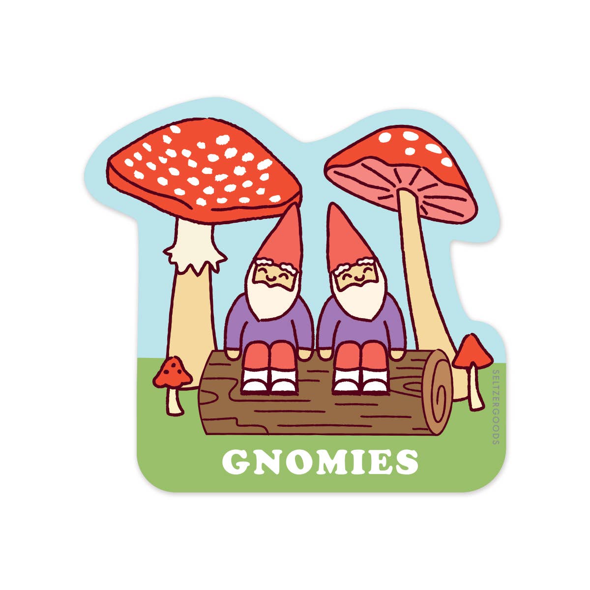 Gnomies Log Sticker