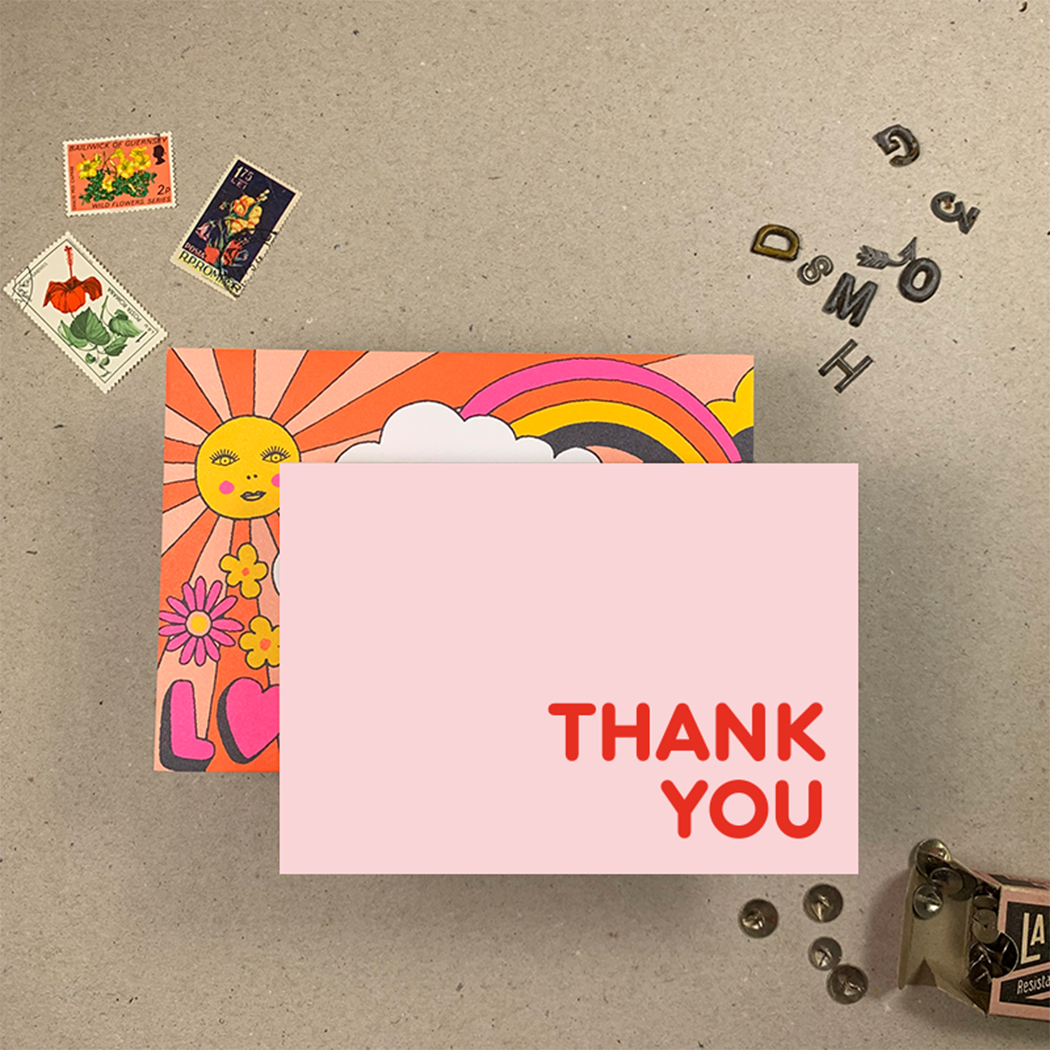 1970s Thank You Card