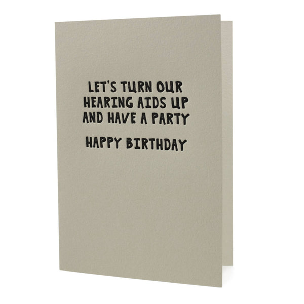 Hearing Aids Up Card