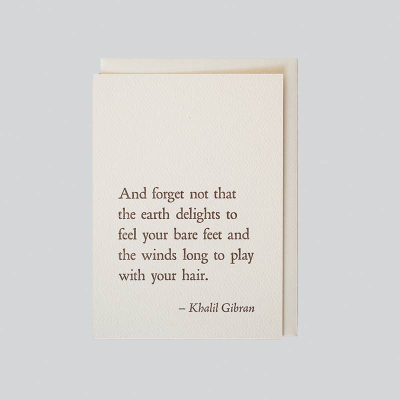 Khalil Gibran Earth Card