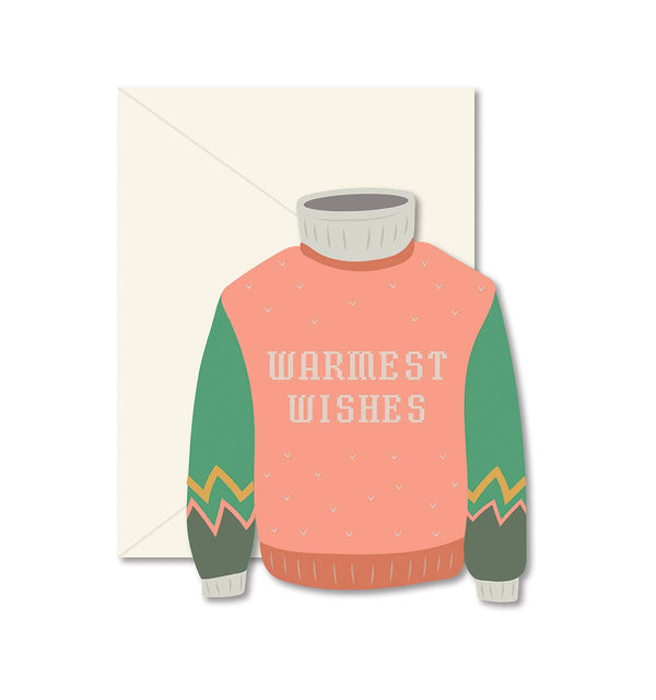 Warmest Wishes Sweater Holiday Card