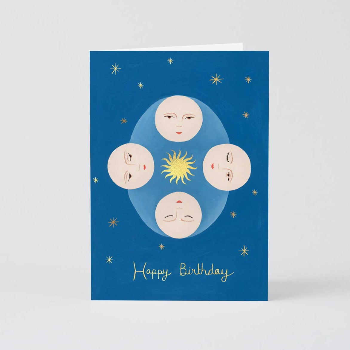 Happy Birthday Moons & Stars Card