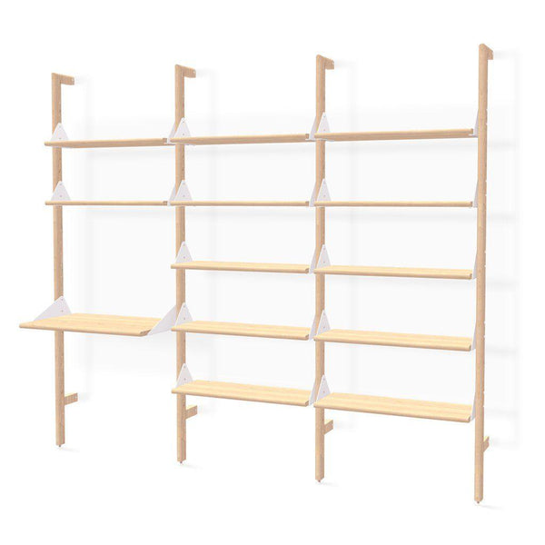 Branch-3 Shelving Unit with Desk - DIGS