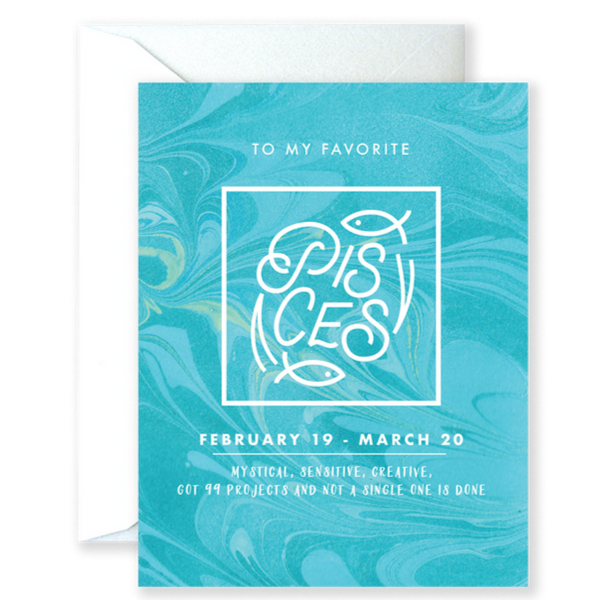 Pisces Astrology Series Card