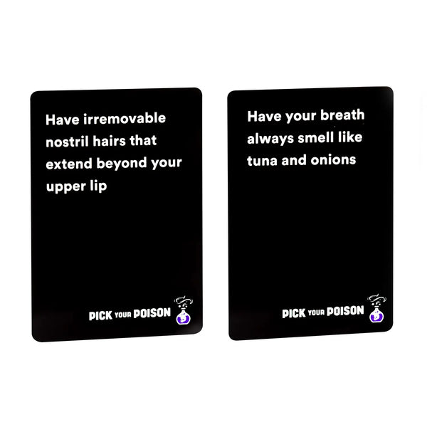Pick Your Poison Party Card Game: Family Edition