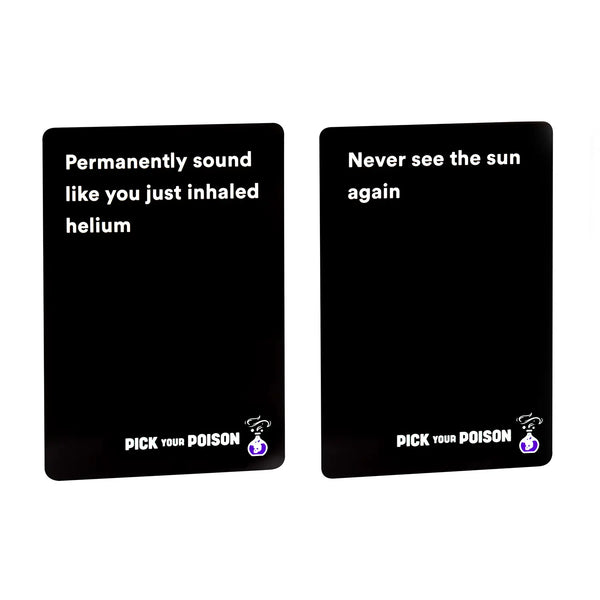 Pick Your Poison Party Card Game: Family Edition