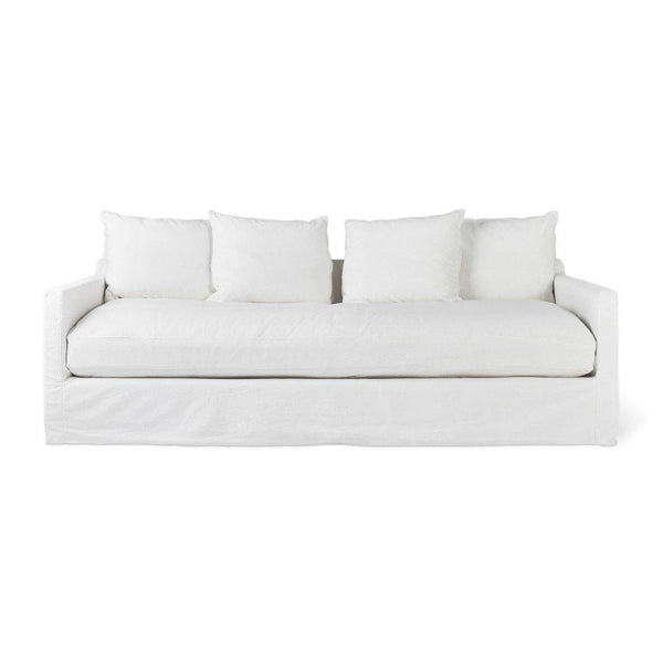 Carmel Slipcover Sofa - washed denim white