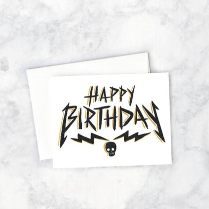 Metal Birthday Card